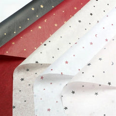 Star Moon Print Tissue Papers