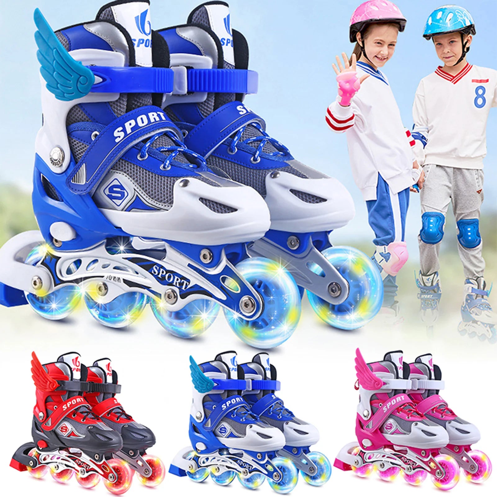 Children Adjustable Skates Roller
