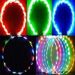 LED Ring Dance Exercise Light-Emitting Hoop