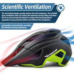 LED Bike Helmet With Sun Goggle Visor