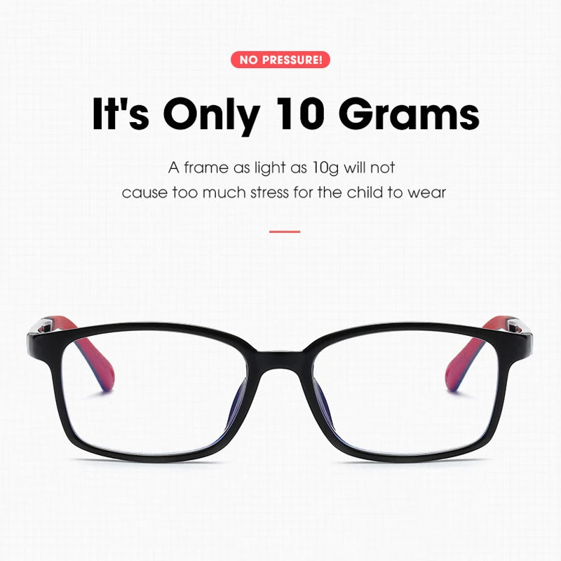 TR90 Soft Anti-blue light Kids Glasses