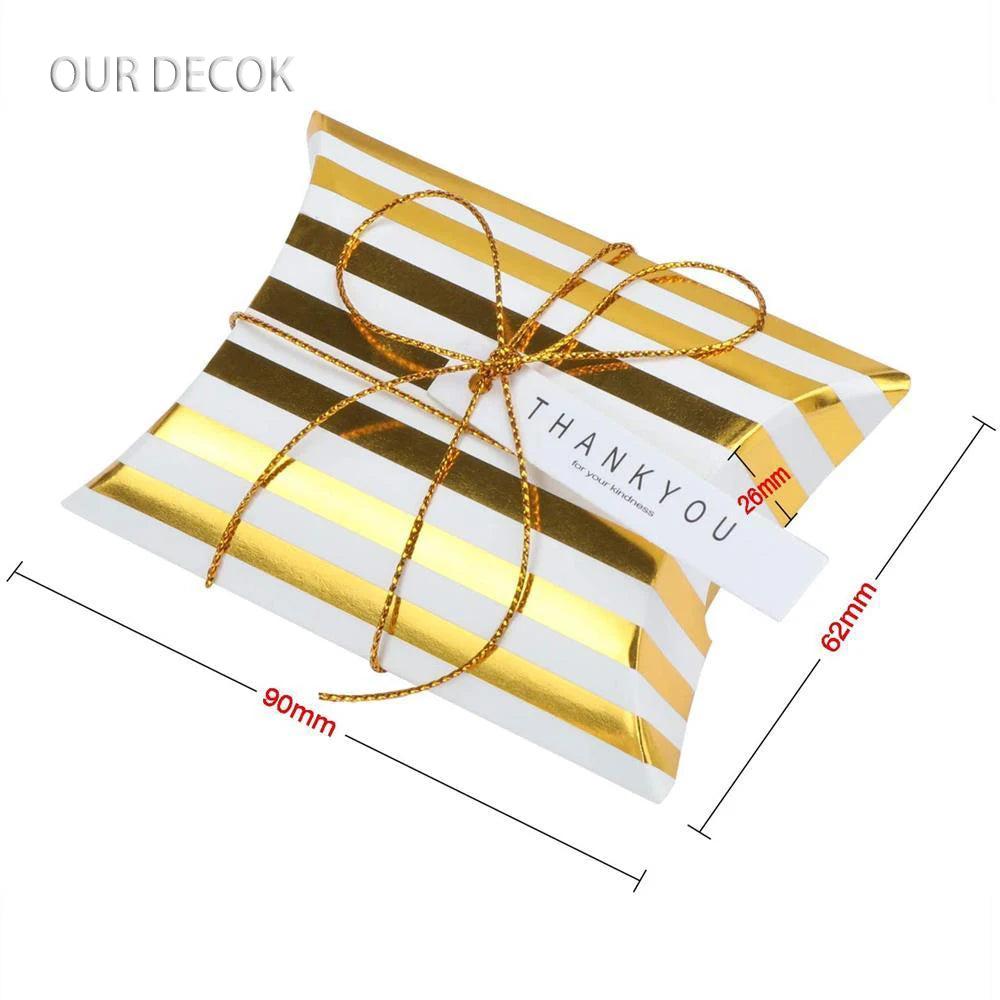 Pillow Shape Kraft jewellery Candy Box