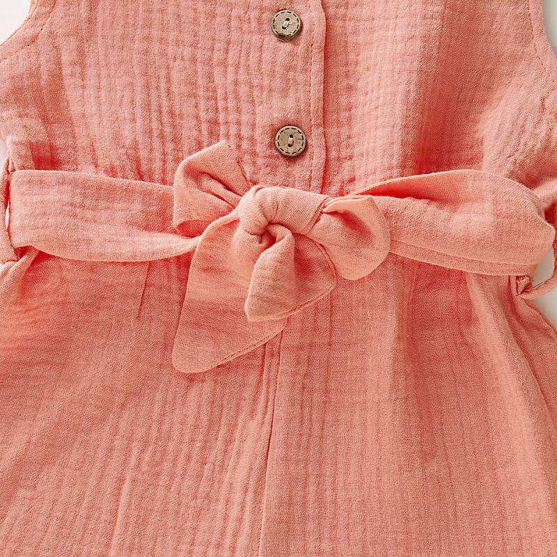 Infant Baby Girl Sleeveless Jumpsuit Rompers