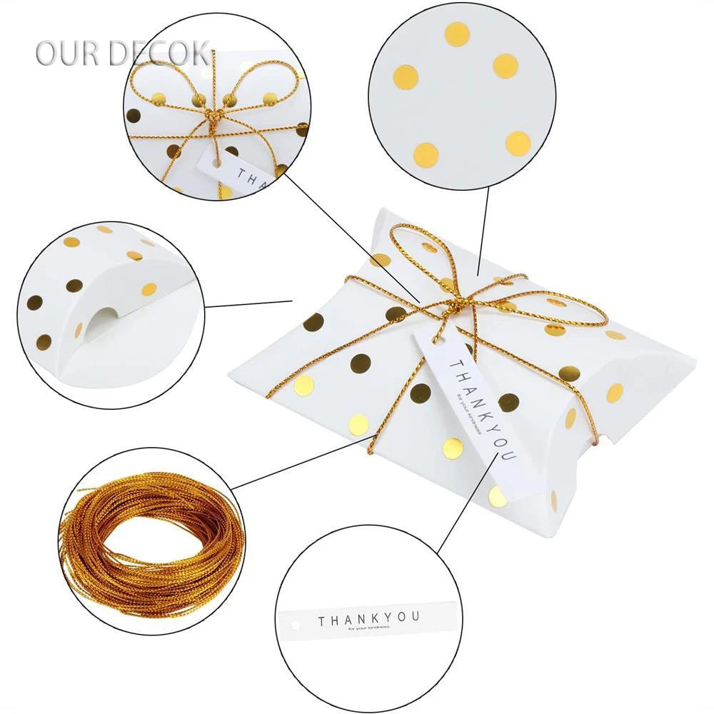 Pillow Shape Kraft jewellery Candy Box