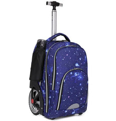18 Inch Large Wheels School Trolley Backpack