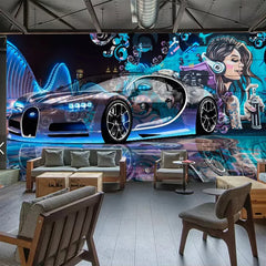 Mural Street Graffiti Sports Ca Wallpaper