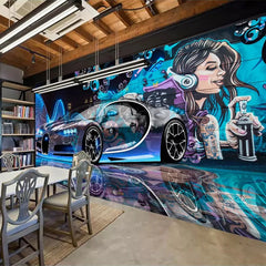 Mural Street Graffiti Sports Ca Wallpaper