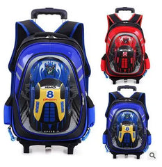 kids School Bags On wheels Trolley