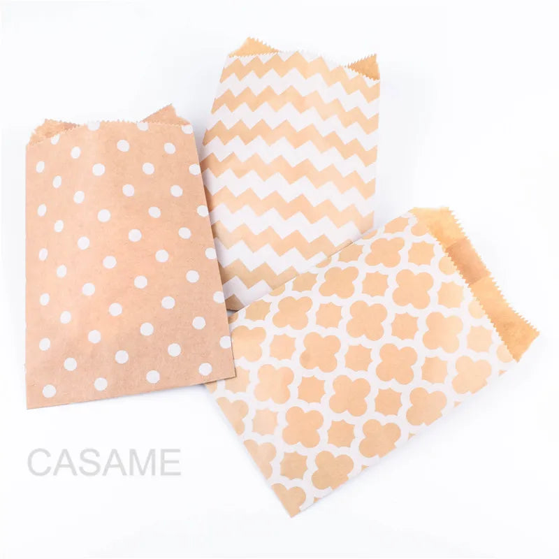 Guests Gift Flower Craft Paper Bag