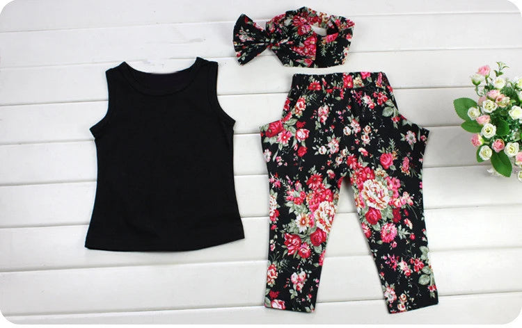 Summer Girls 3pcs Outfits