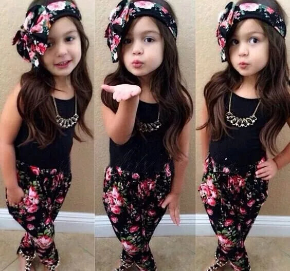 Summer Girls 3pcs Outfits