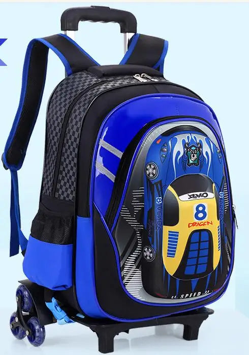 kids School Bags On wheels Trolley