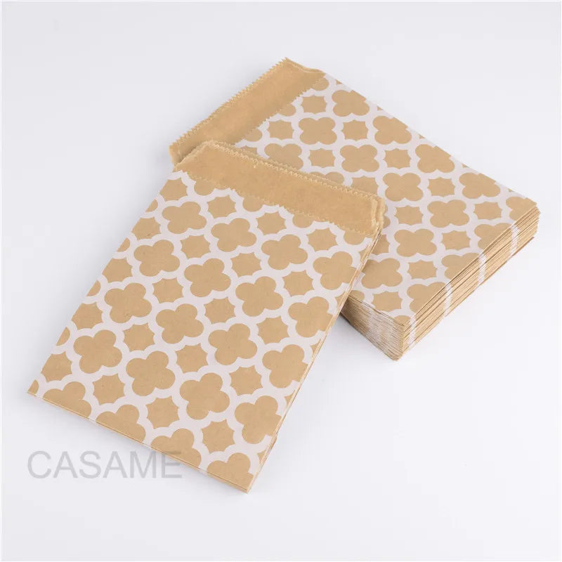 Guests Gift Flower Craft Paper Bag