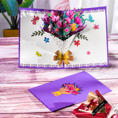 3D Pop-Up Creative Gifts Postcard
