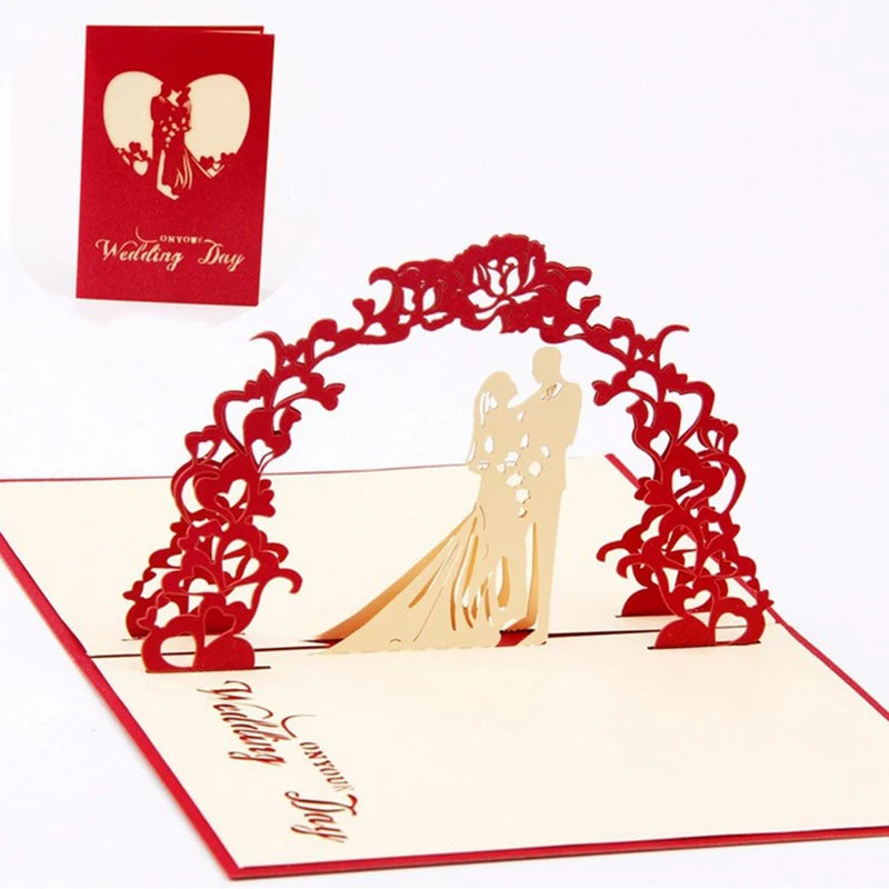 3D Creative Pop Up Greeting Cards