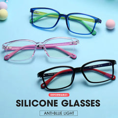 TR90 Soft Anti-blue light Kids Glasses