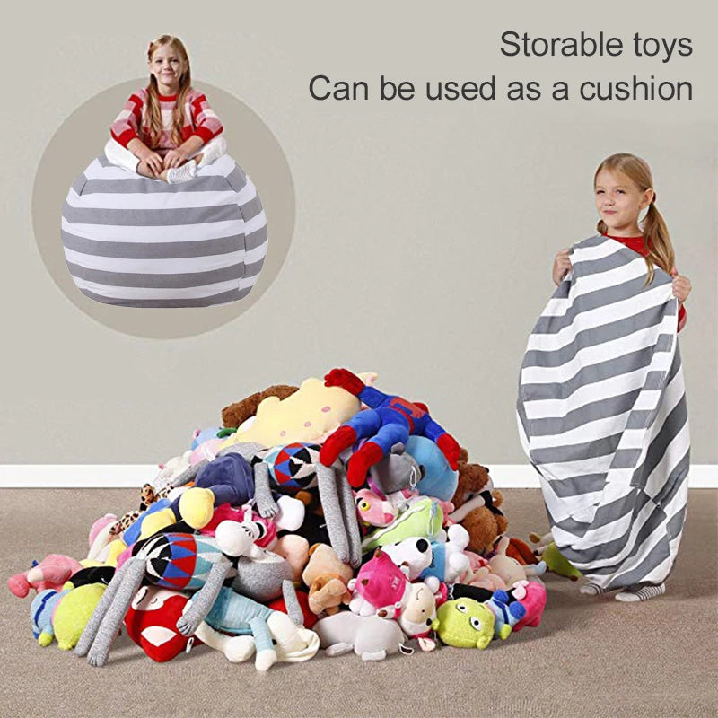 Animal Toys Storage Bean Bag