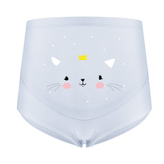1PC Cute High Waist Maternity Panties Cotton Adjustable Belly Support Briefs Pregnancy Pantie