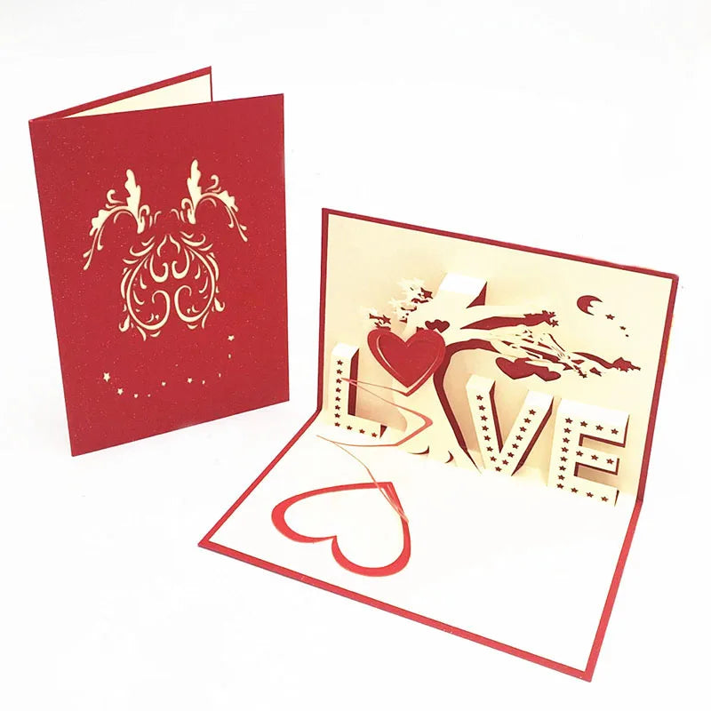 3D Creative Pop Up Greeting Cards