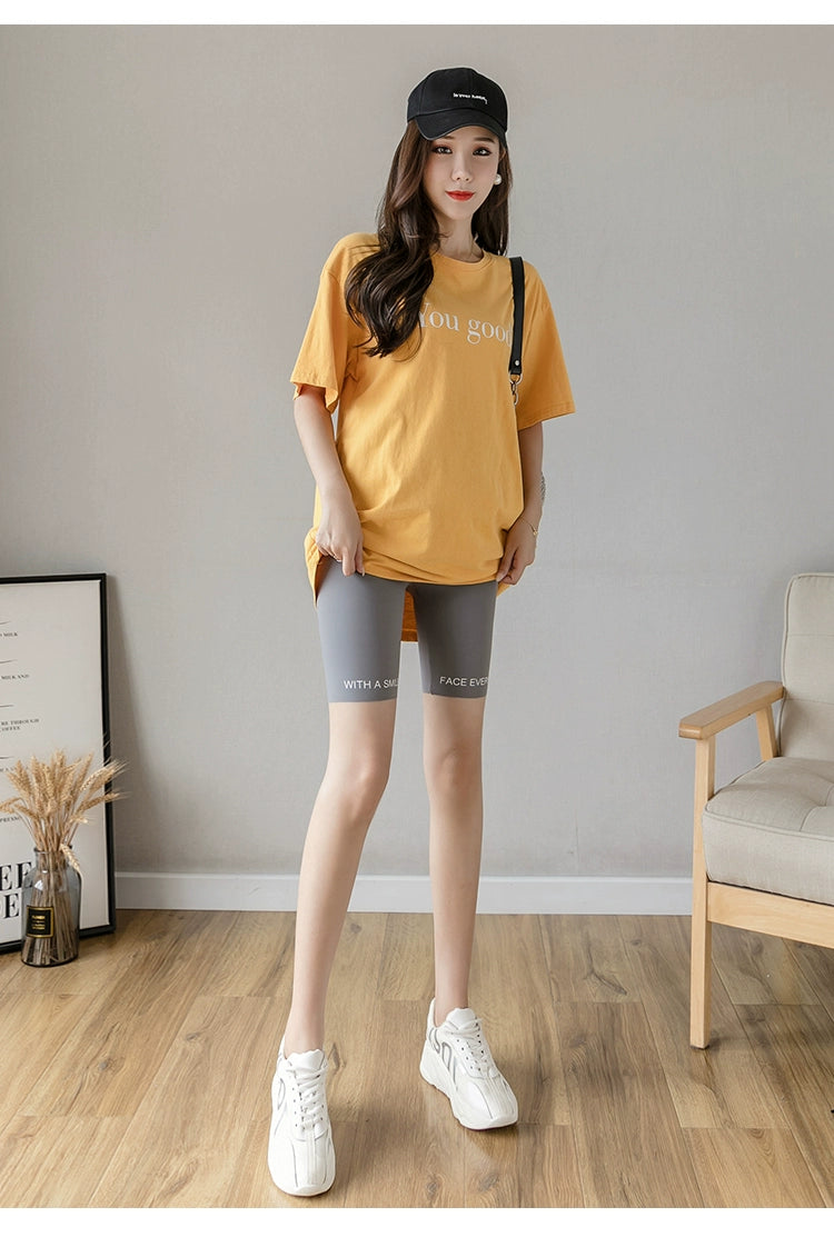 Thin Cool Maternity Half Short Legging High Waist Pregnant Women Pregnancy Hot Shorts
