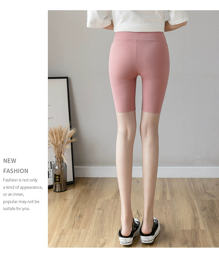 Thin Cool Maternity Half Short Legging High Waist Pregnant Women Pregnancy Hot Shorts