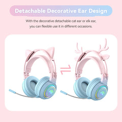 Cute Antlers/Cat Ear Wireless Headphone