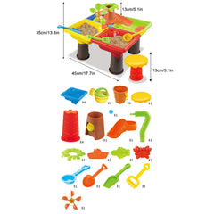 Children's Four grid sand table