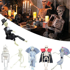 Scary Halloween Props Hanging Skeleton
