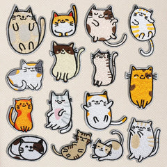 Cute Fashionable Cat Embroidery Patches