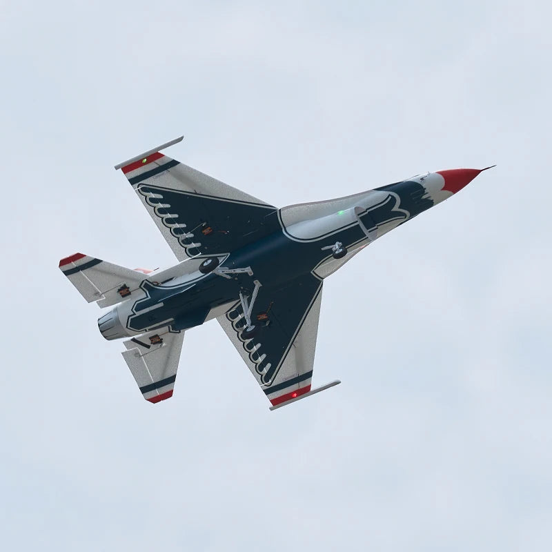 Fms 64mm F-16 F16 V2 Falcon Fighter Jet