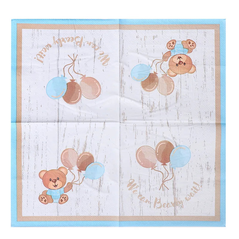 Little Bear Kids Disposable Party Tableware