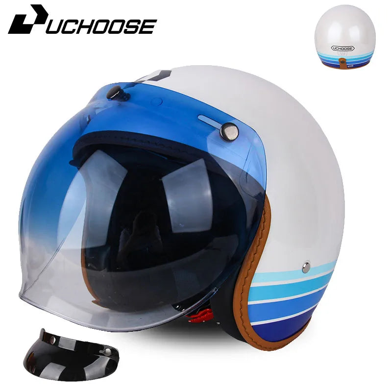 DOT Open Face Casco Moto