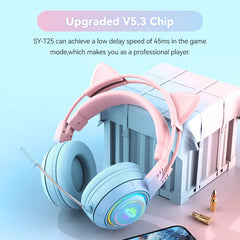 Cute Antlers/Cat Ear Wireless Headphone