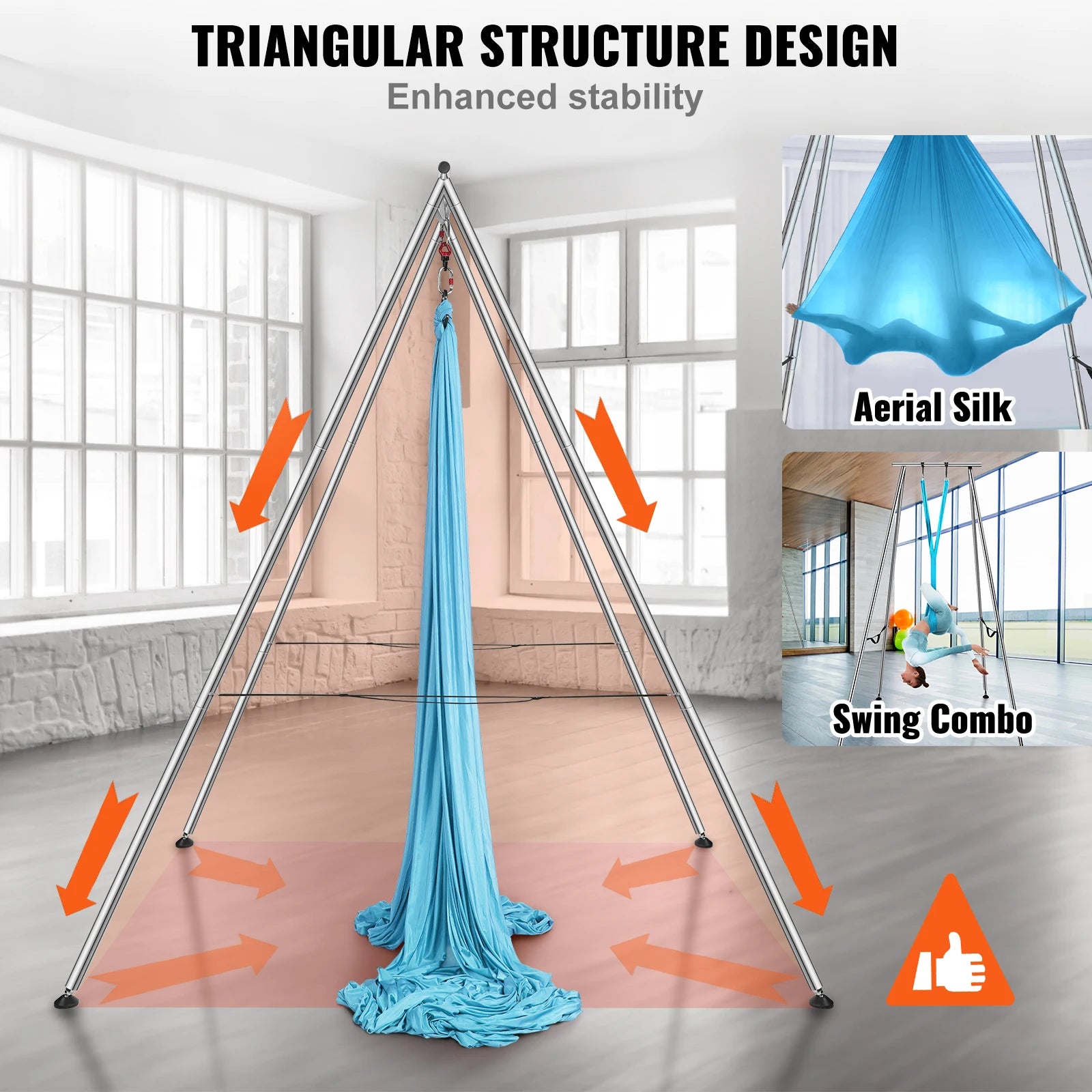Aerial Yoga Frame & Hammock