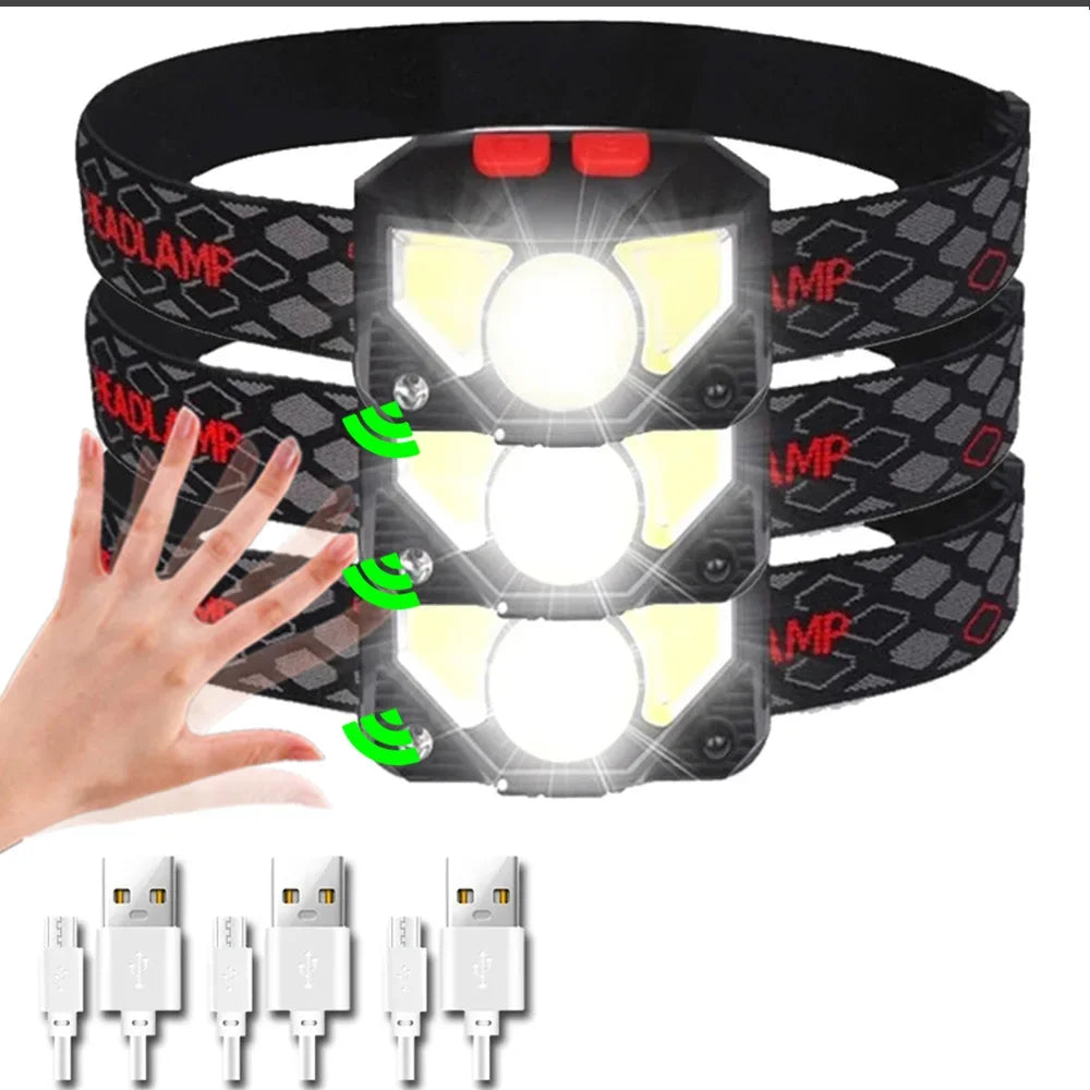 Powerful LED Sensor Headlamp