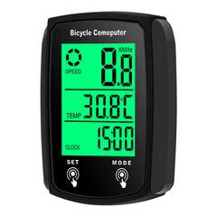 Wired Bike 19 Functions Speedometer