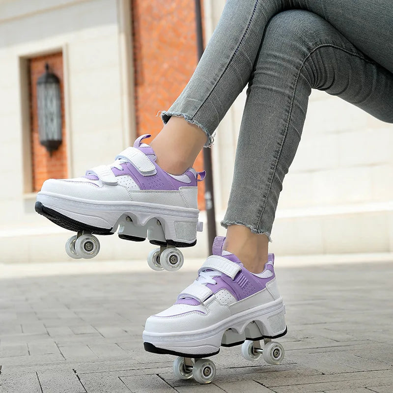 4 Wheels Deform Roller Skate