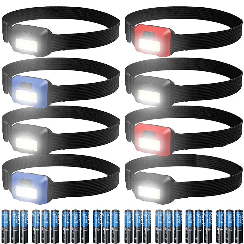 ED Headlamp Flashlight Cob