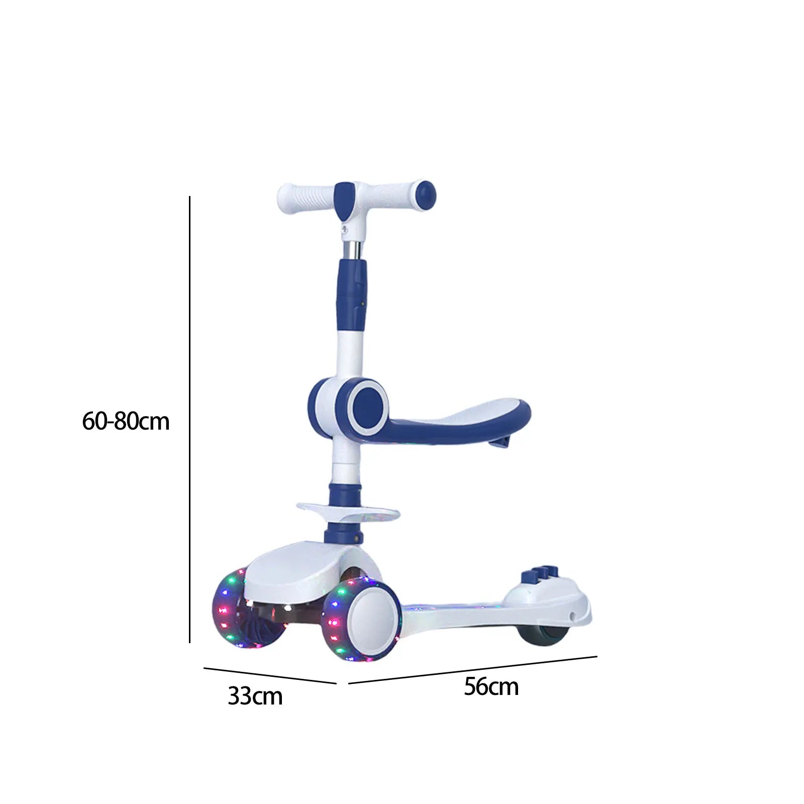 Portable Rotating Seat Scooter
