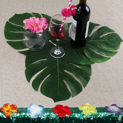 Artificial Tropical Palm Leaves Party Decoration