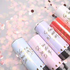Confetti Poppers Wedding Throw Streamers