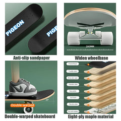 Street Double-warped Skateboard