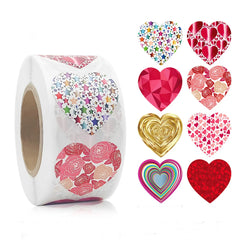 Heart Gift Packaging Seal Sticker