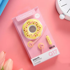 Cute Donuts Stereo Earphones