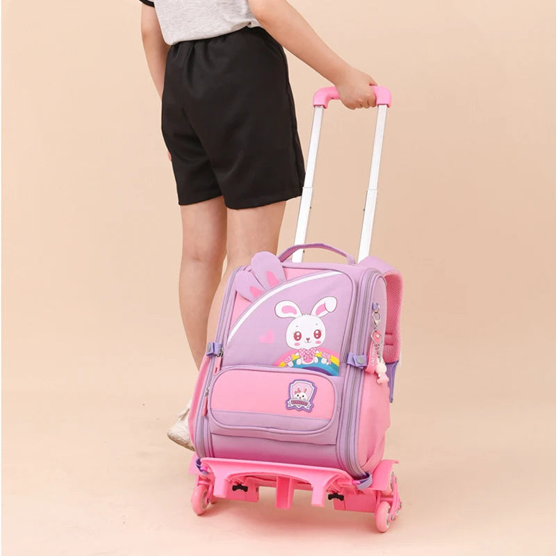 Teenagers Wheeled Trolley Backpack