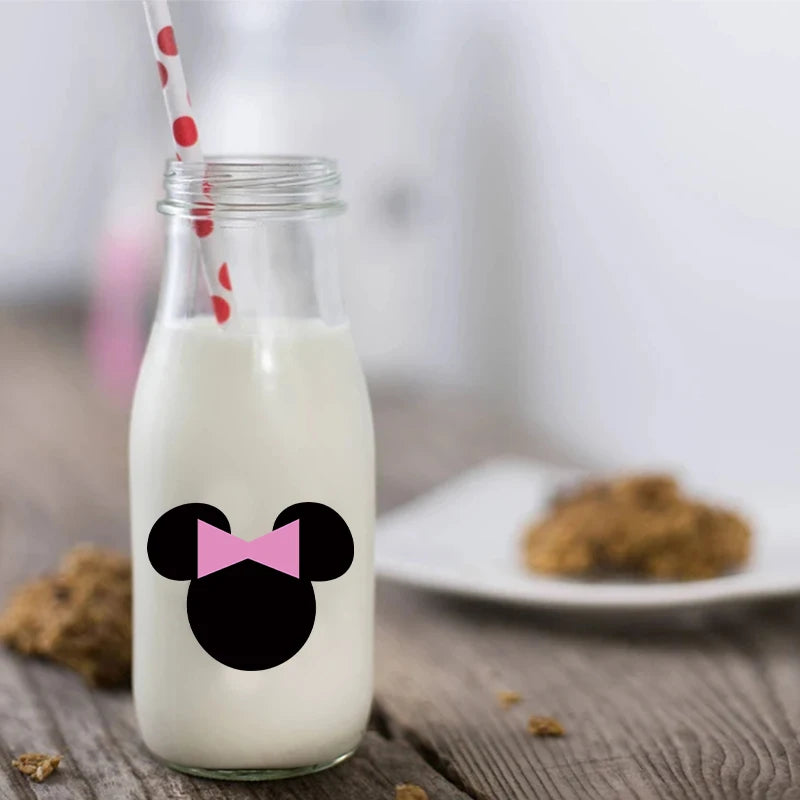 Minnie Mouse Party Vinyl Label Sticker