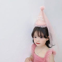 Glitter Birthday Fairy Hair Hoop Hat