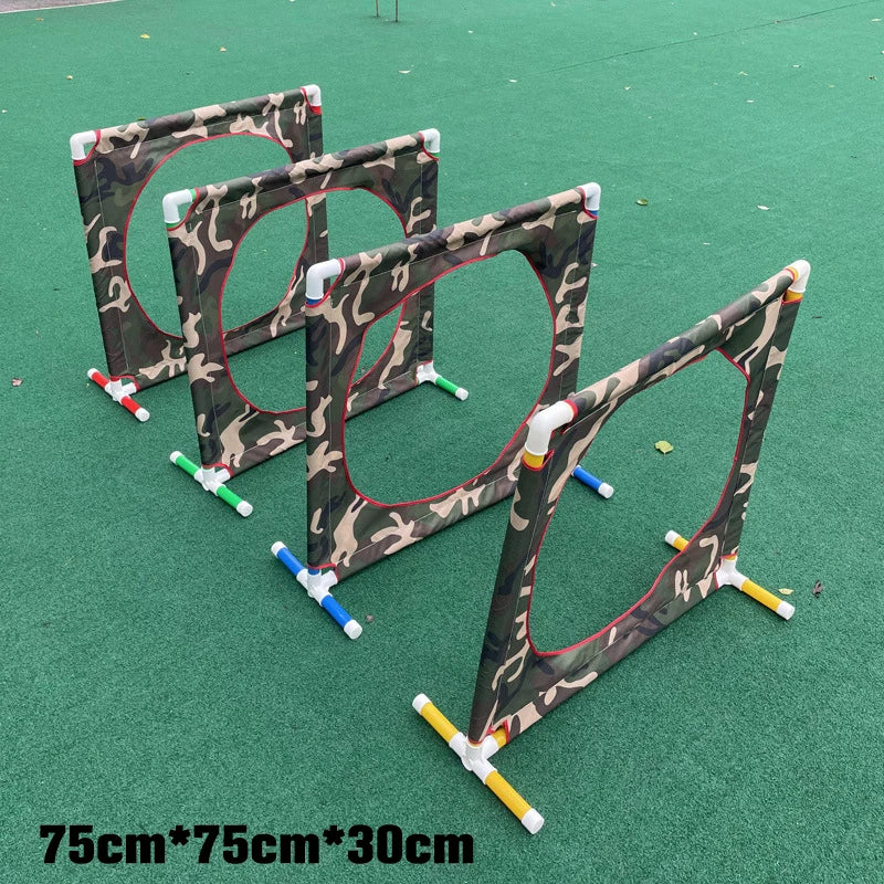 Kids Tunnels drills and hurdling obstacle