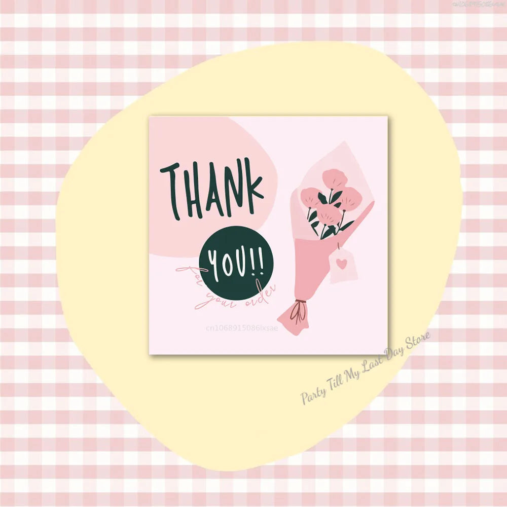 Mini Flower Thank You Cards