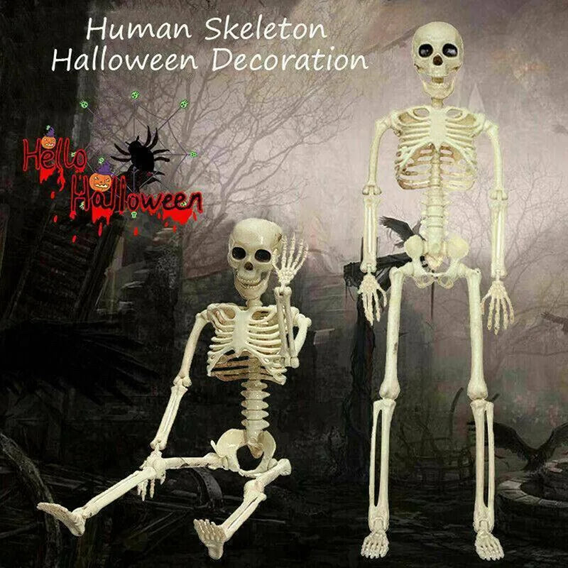 Scary Halloween Props Hanging Skeleton